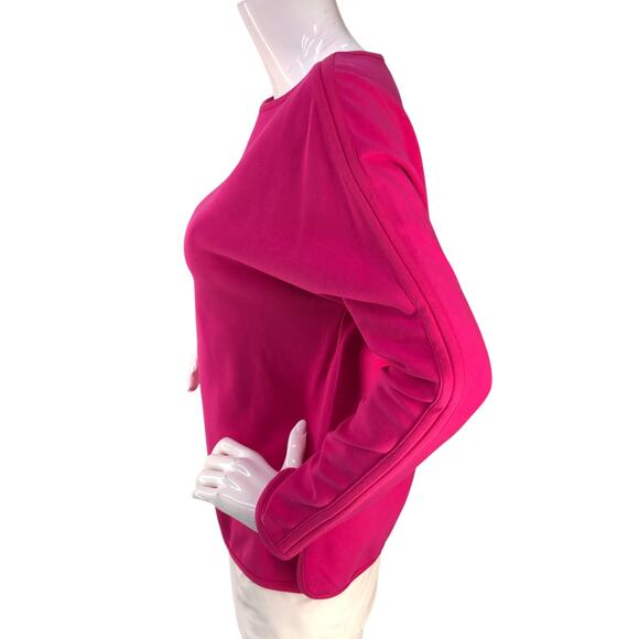 Ann Mashburn Womens Size XS Tunic Top Reversible Double Knit Pink Orange - Picture 6 of 16